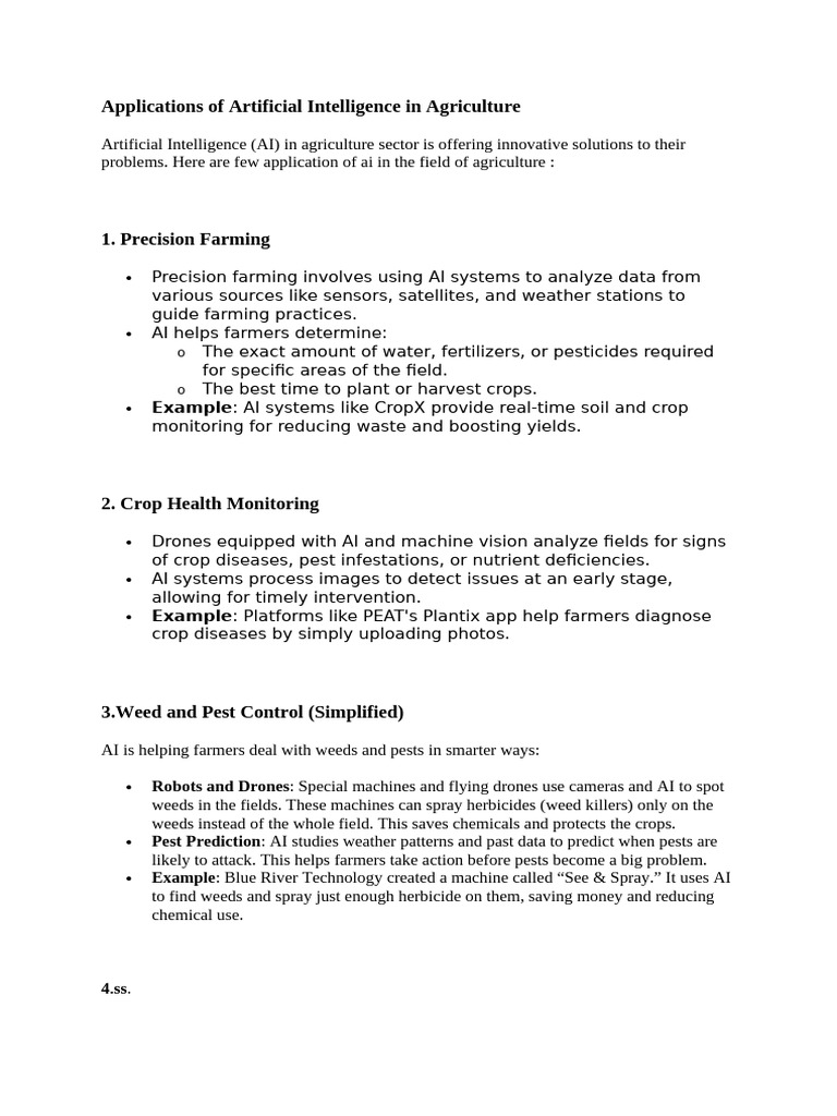 AI Innovations Transforming Agriculture | PDF | Agriculture ...