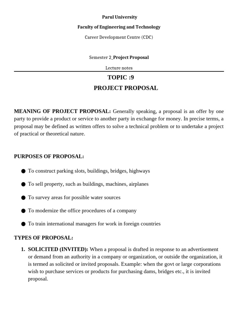 Understanding Project Proposals | PDF | Business