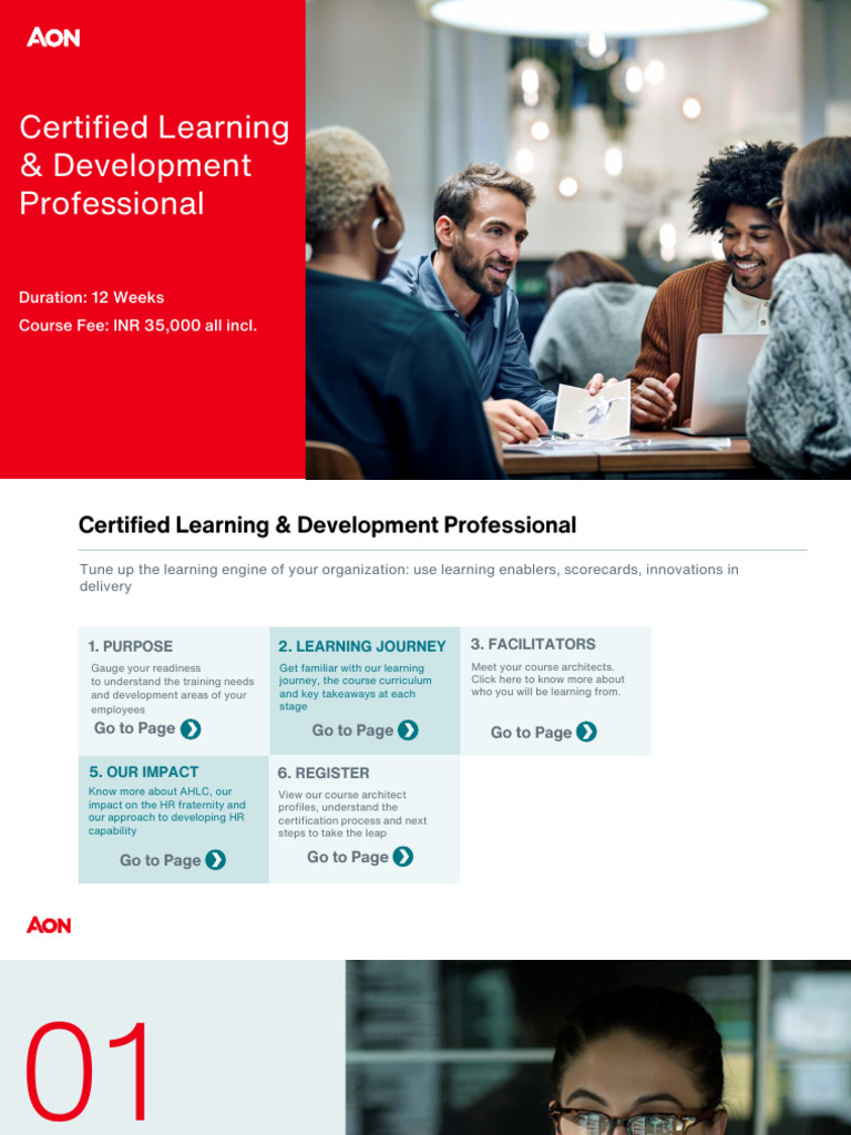 Aon Certified L&D Professional Course | PDF | Educational Technology ...
