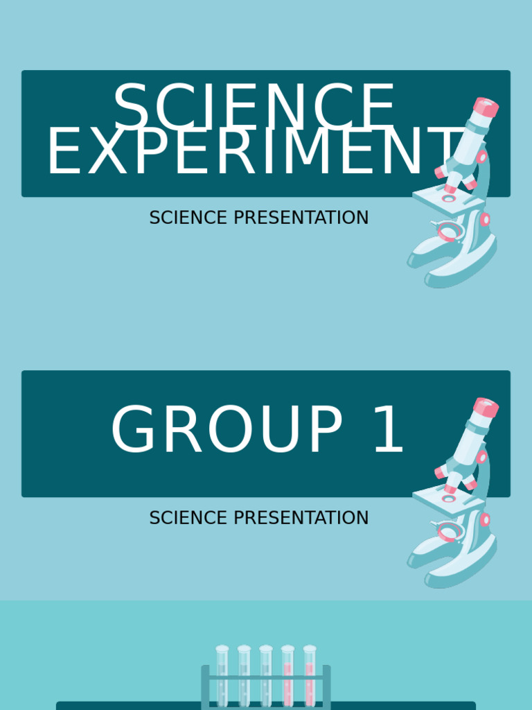 Scientific Equipment Science Presentation in Green Pink Illustrative ...