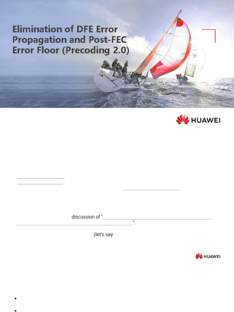 Eliminate DFE Error Propagation in FEC | PDF | Monte Carlo Method ...