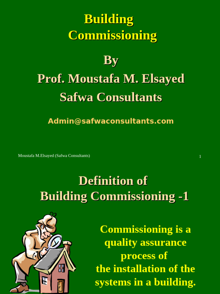 Building Commissioning Overview and Benefits | PDF | Specification ...