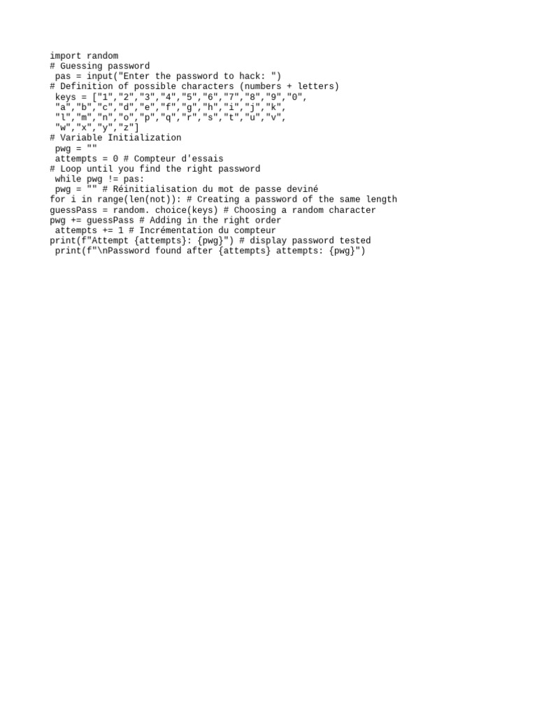 Roblox Password Guesser Script | PDF