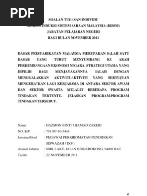 Dasar Persyarikatan Malaysia