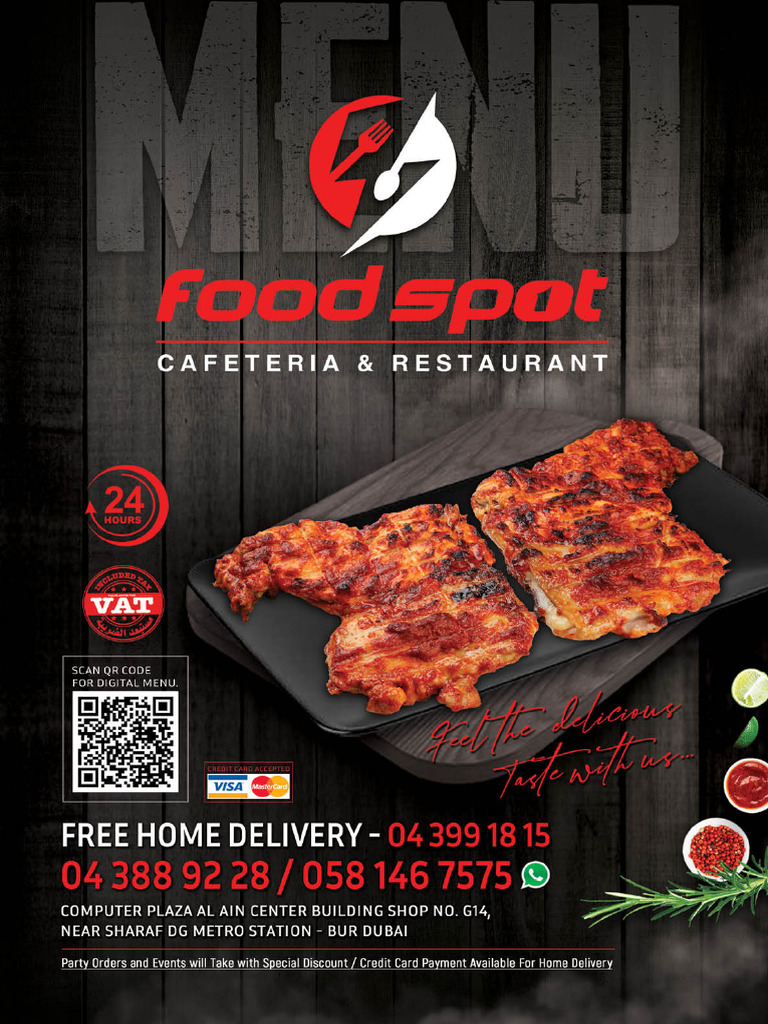 Food Spot Menu (New) - 1 | PDF