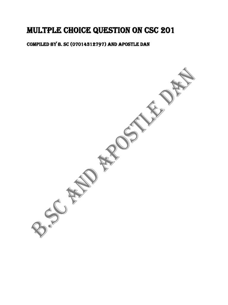 Python Programming MCQs for Class 6 | PDF | Python (Programming ...