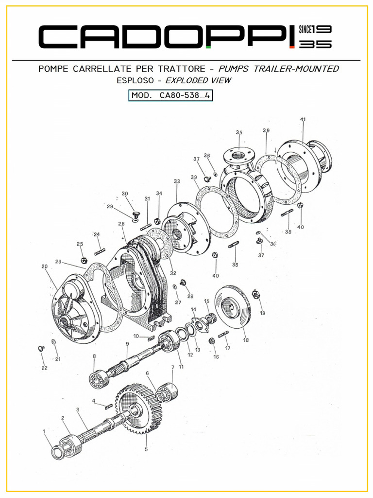CADOPPI Ca80-538a4 | PDF