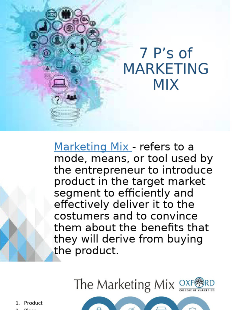 Understanding the 7 P's of Marketing | PDF