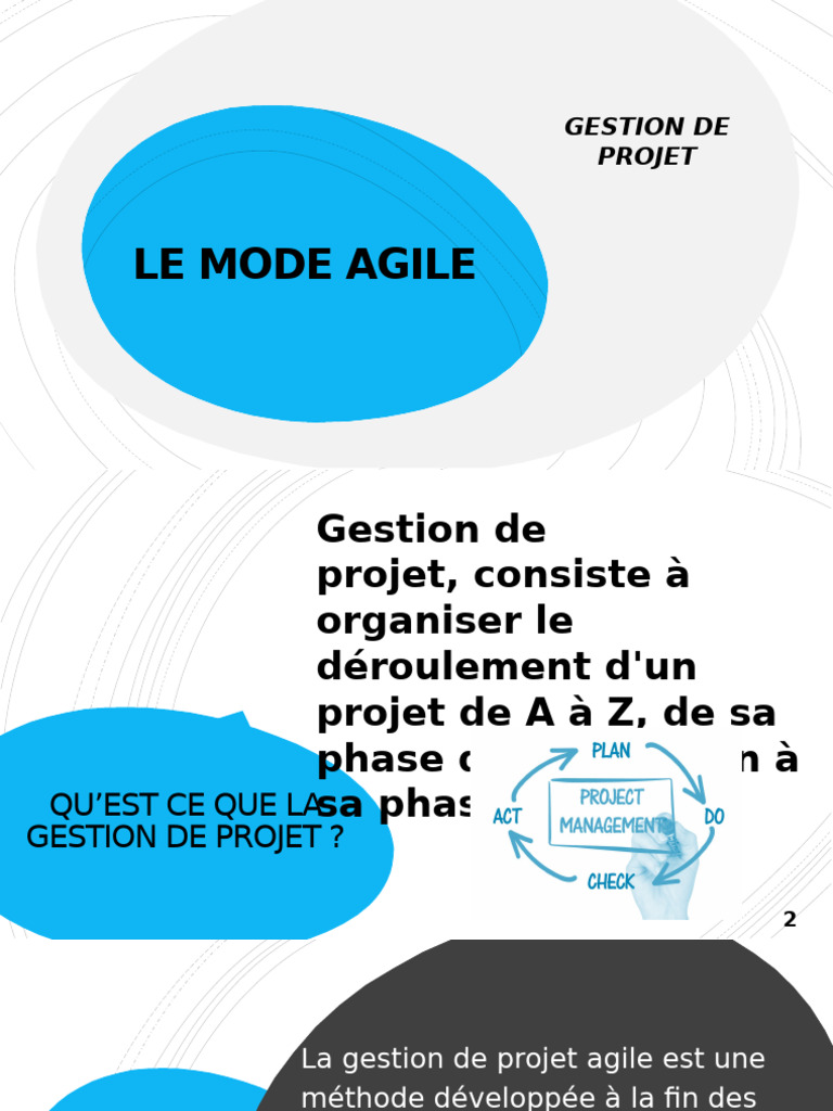 Gestion de Projet en Mode Agile | PDF | Méthode agile | Scrum ...