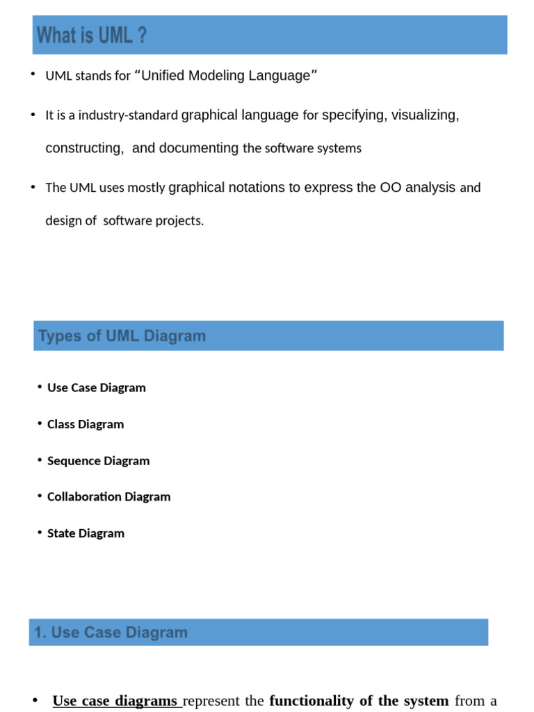UML Use Case and Class Diagrams Guide | PDF | Use Case | Unified ...