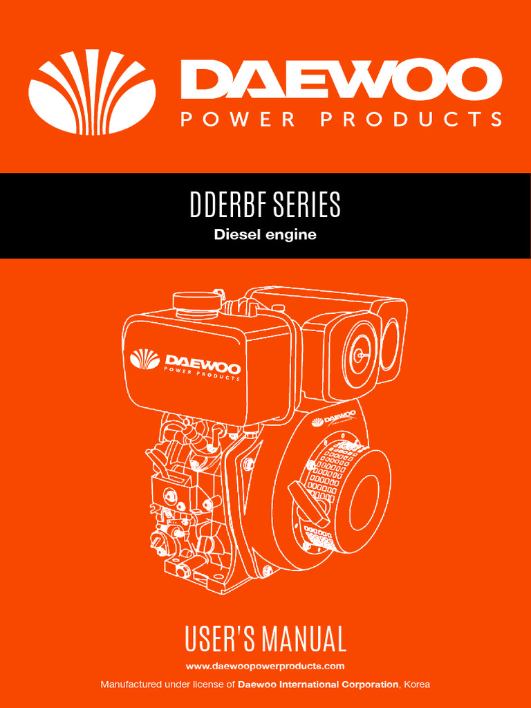 DDERBF Series Diesel Engine User Manual | PDF | Engines | Diesel Engine