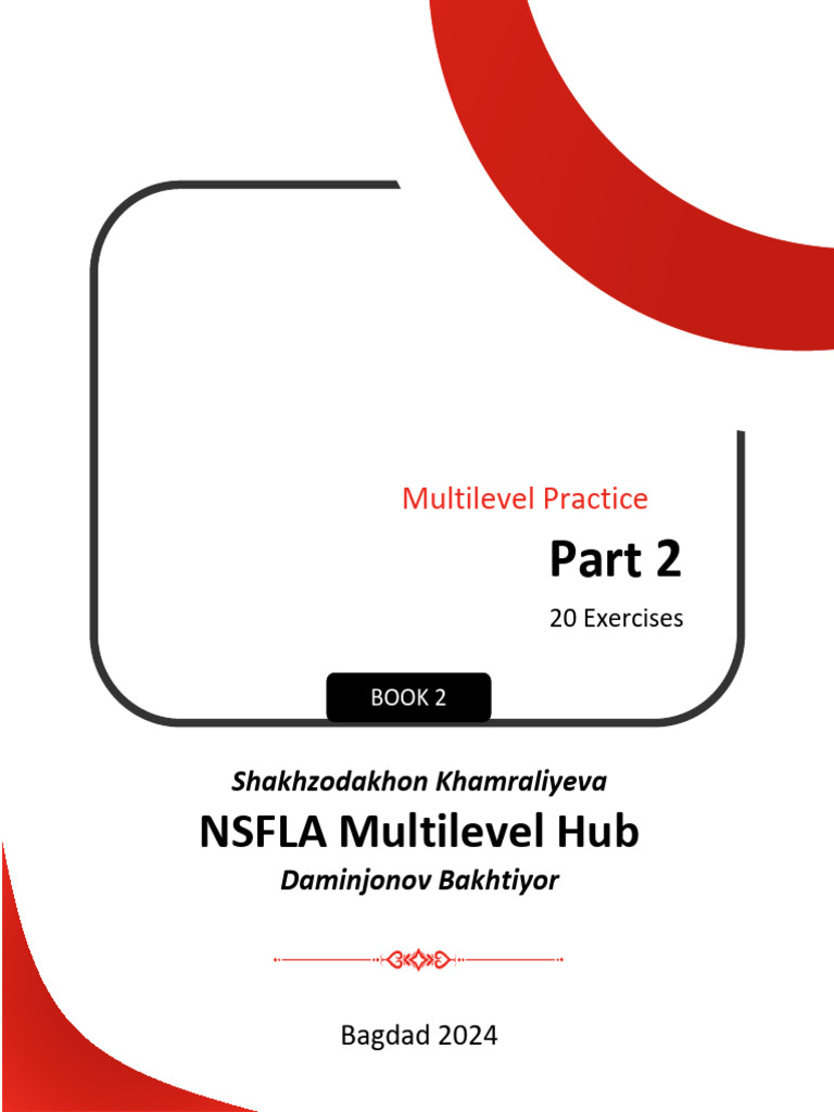 Part 2 Exercises Book 2 | PDF