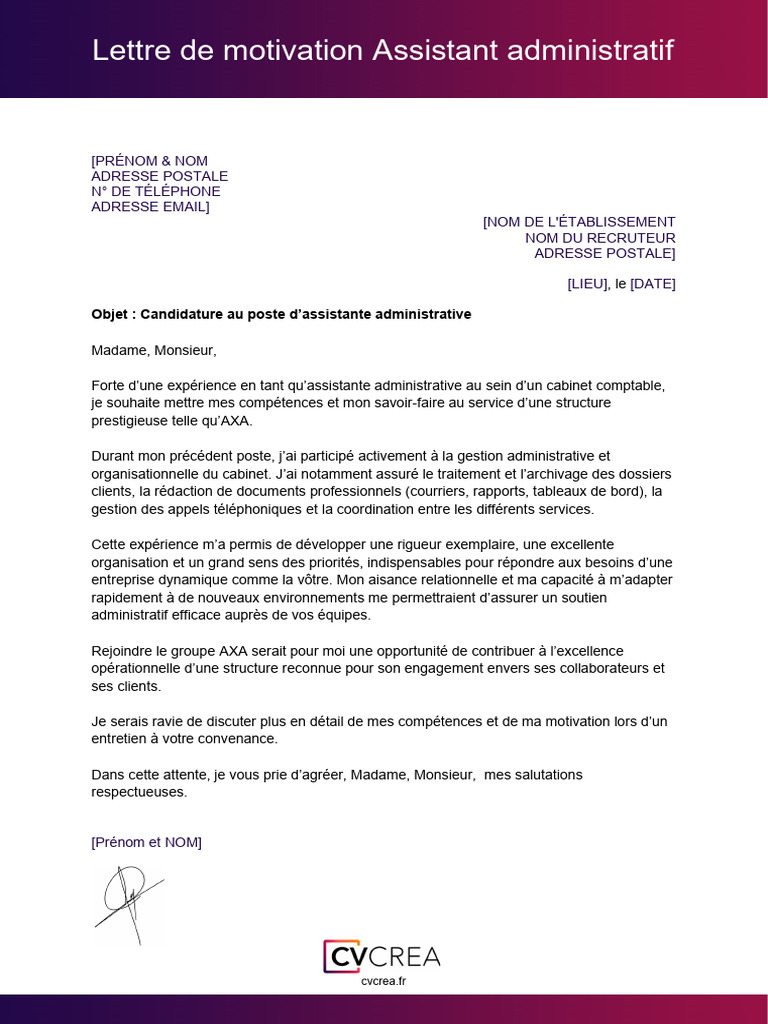 lettre de motivation pour une vap Exemple Lettre de Motivation Vendeur