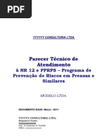 7 Parecer Tecnico Prensas Mar 2011 Modelo Com Cronogr PDF