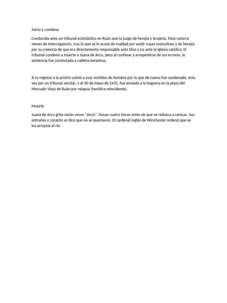 Juicio y Condena | PDF