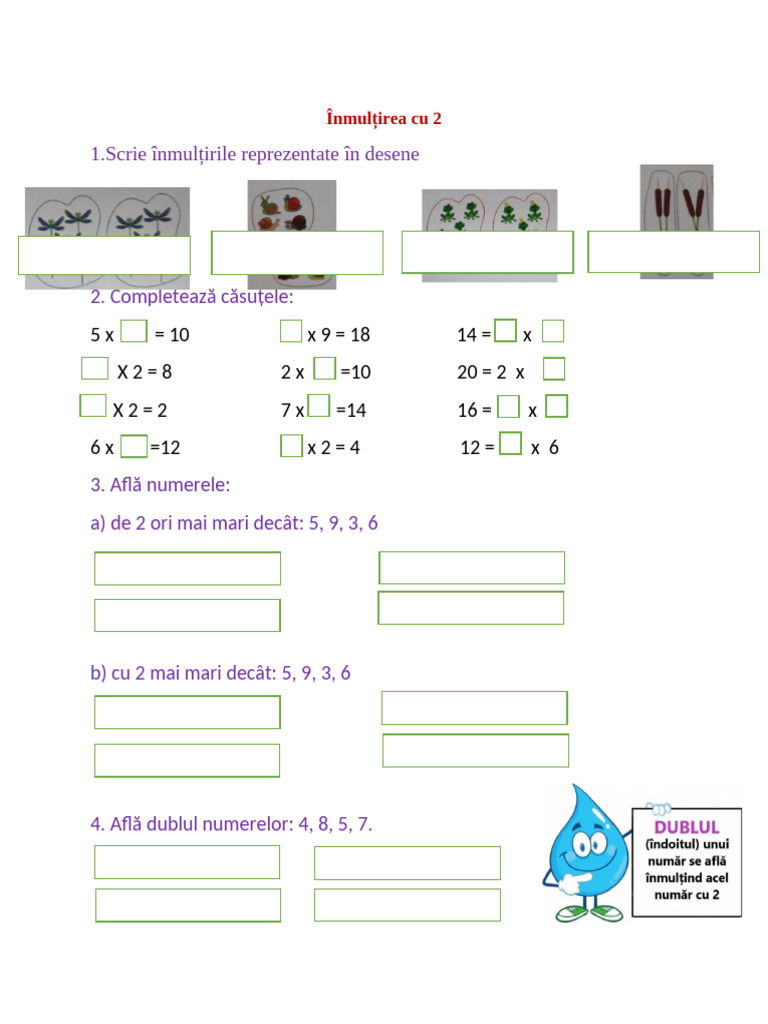 Inmultirea Cu 2 | PDF