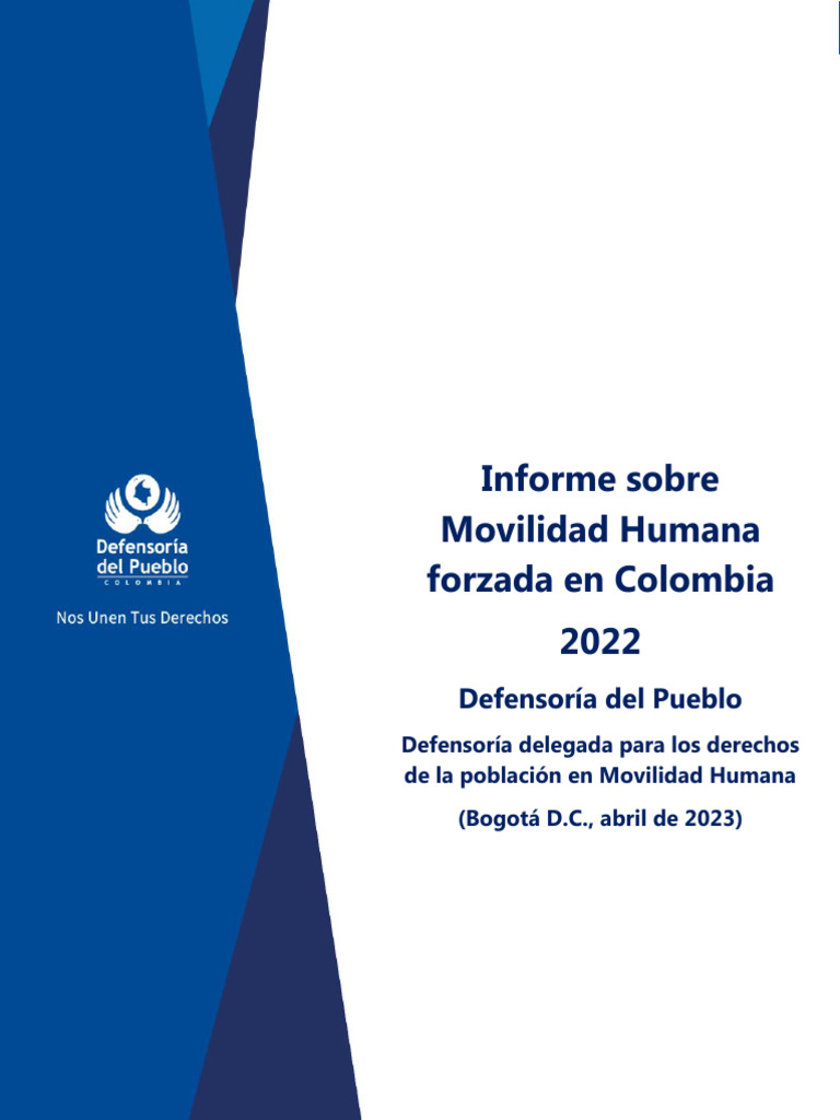 Informe Sobre Movilidad Humana Forzada 2022 | PDF | Violación ...