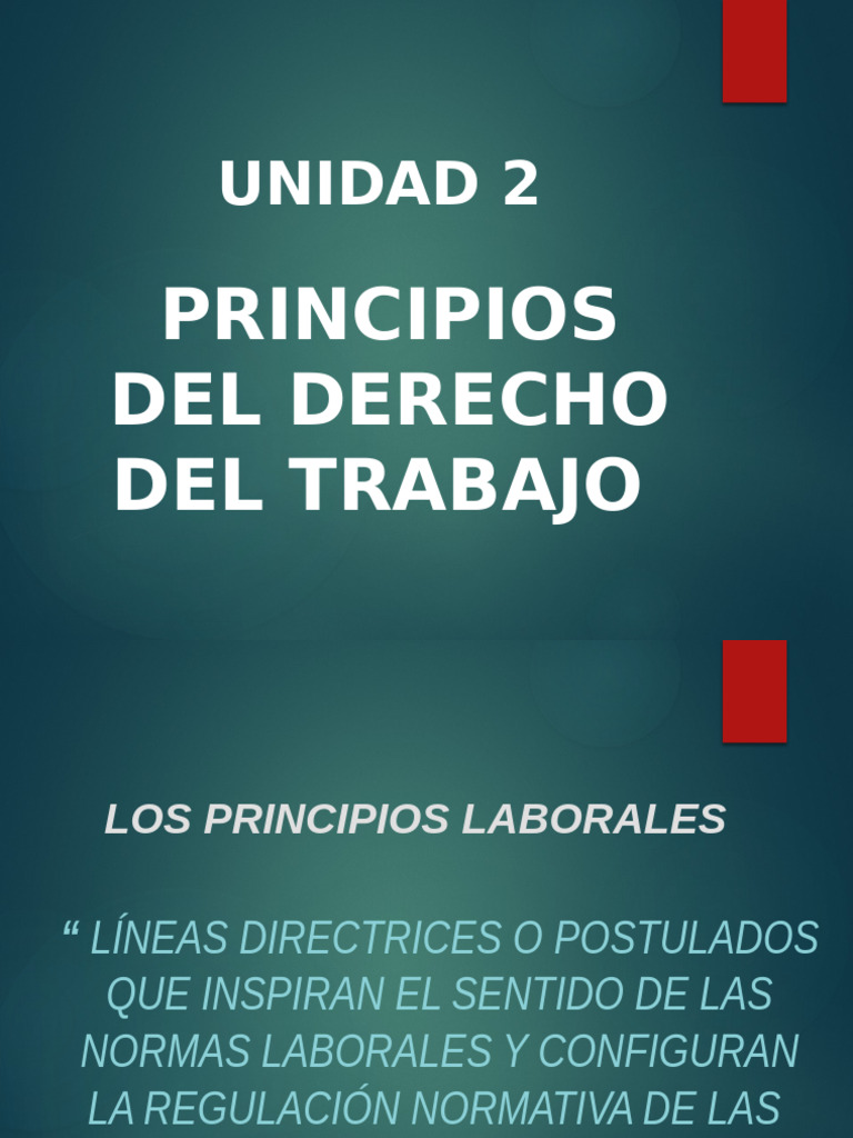 Principios del Derecho Laboral en LCT | PDF | Derecho laboral | Justicia