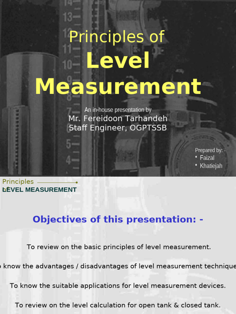Principles of Level Measurement | PDF | Radar | Radiation