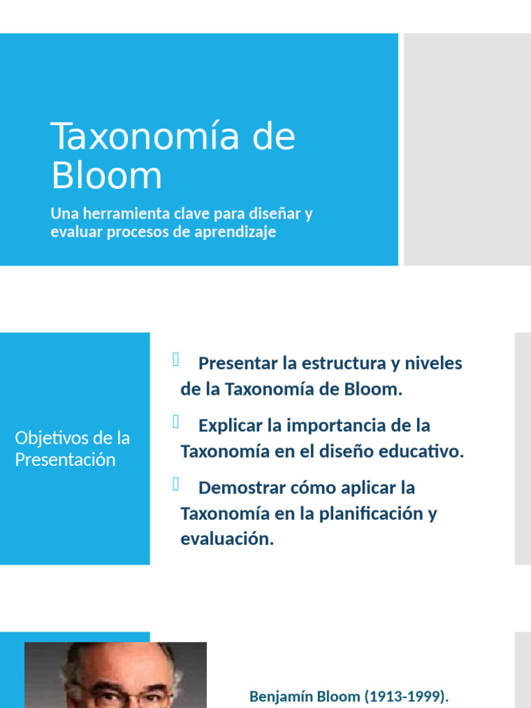 Taxonomía de Bloom en Educación | PDF | Aprendizaje | Cognición