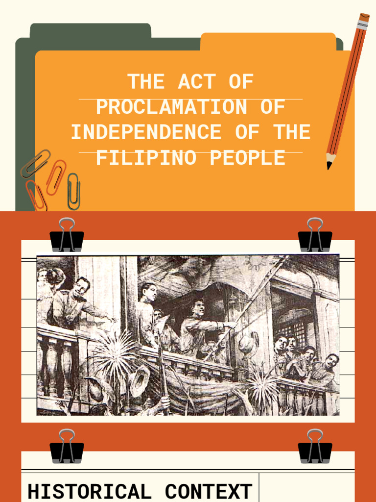 Declaration of Philippine Independence | PDF | Spanish East Indies ...