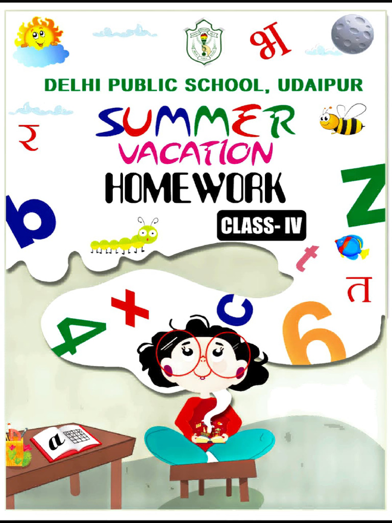 Class IV Holiday Homework 202526 | PDF