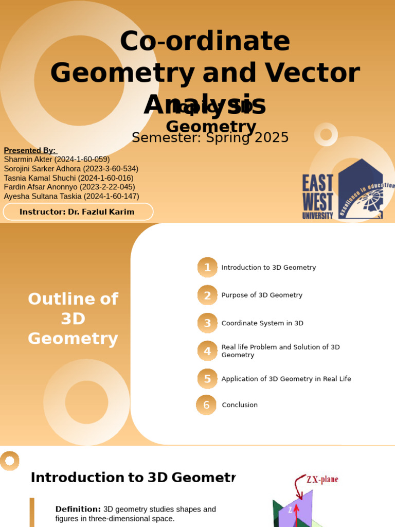3D Geometry: Concepts and Applications | PDF | 3 D Computer Graphics ...
