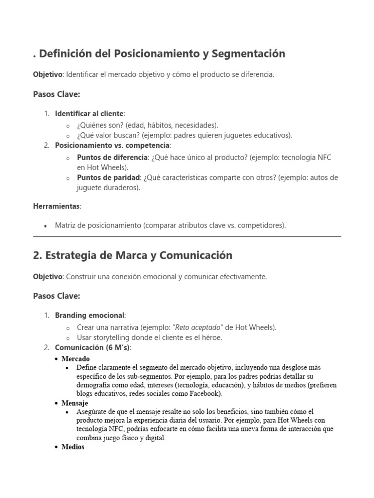 Estrategias de Posicionamiento y Marketing | PDF | Marketing | Marca
