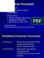 Indikasi Perawatan PNEUMONIA