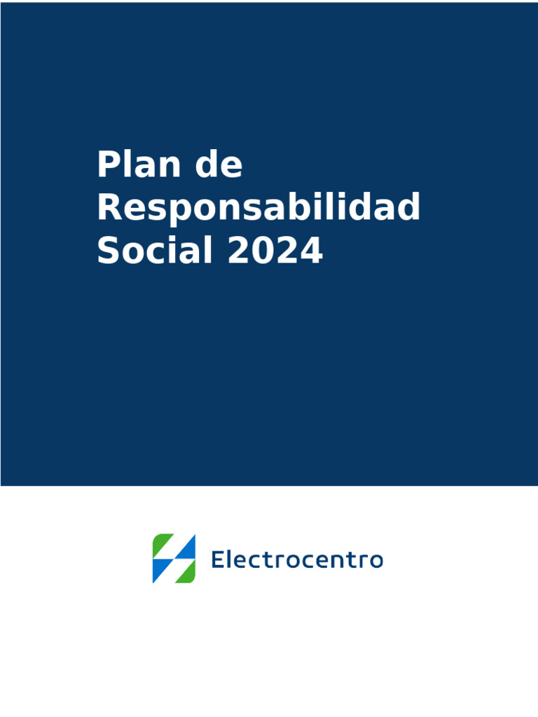 Plan de RSE 2024 del Grupo Distriluz | PDF | Sustentabilidad ...