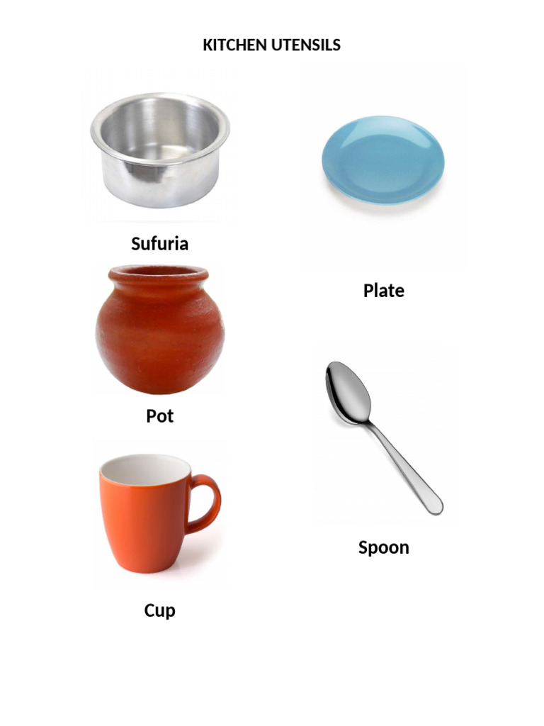 Kitchen Utensils PDF