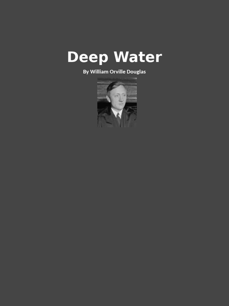 Deep Water | PDF | Swimming
