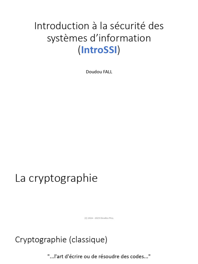 Cryptographie et sécurité des données | PDF | Public-key cryptography ...