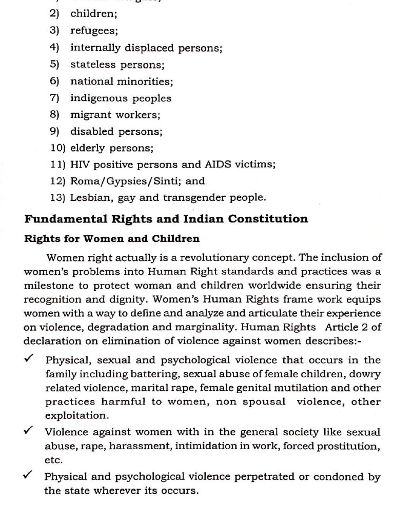 Human Rights Protection in India | PDF | Human Rights | Violence ...