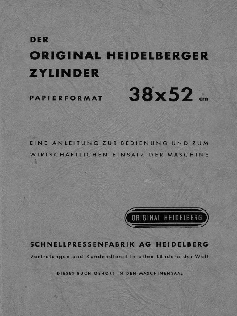 Bedienungsanleitung OHZ 38x52cm - Deutsch | PDF