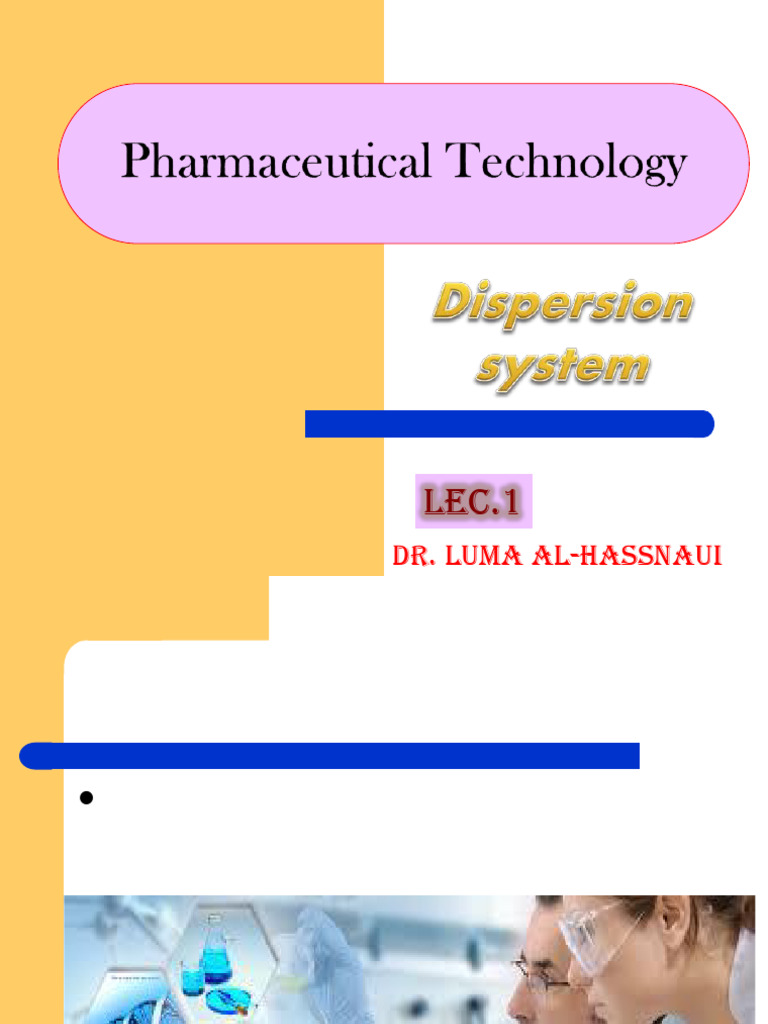 Pharmaceutical Dispersions Overview | PDF | Colloid | Mixture