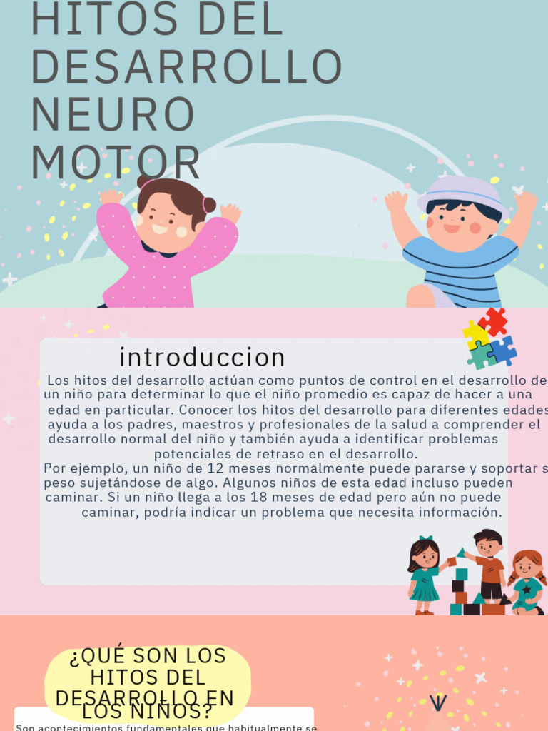 Hitos del Desarrollo Infantil | PDF | Las emociones | Desarrollo infantil