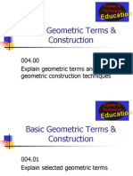 004.00 Geometric Construction