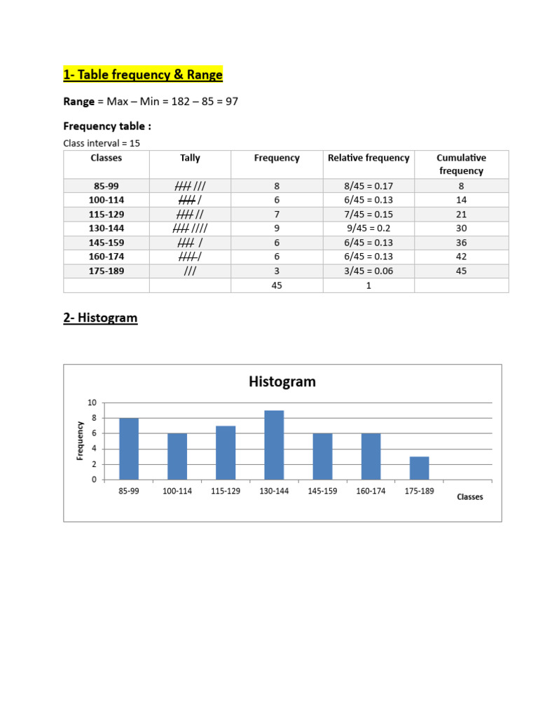 Data Analysis: Frequency & Correlation | PDF | Probability ...