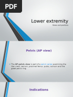 Special Projections for Pelvis and Spine | PDF | Hip | Pelvis