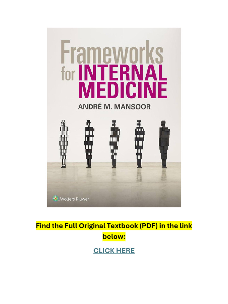 Frameworks for Internal Medicine Guide | PDF | Medical Diagnosis