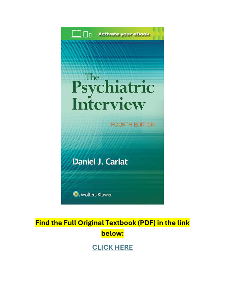 Effective Psychiatric Interviewing Guide | PDF | Mental Disorder ...