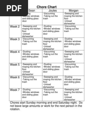 Chore Chart