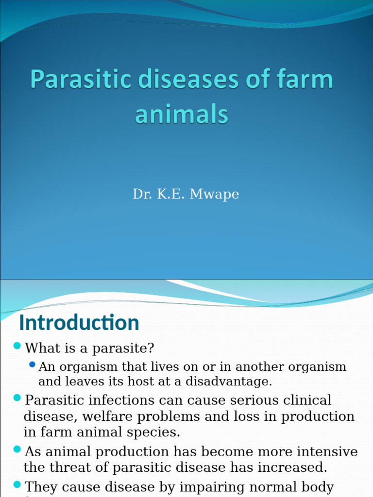Parasitic Diseases of Farm Animals | PDF | Parasitism | Parasitology