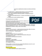 Análisis del discurso político: destinatarios, estrategias y componentes