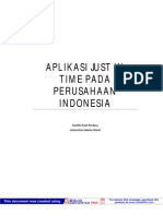 Makalah Aplikasi Jit Pada Perusahaan D Indonesia