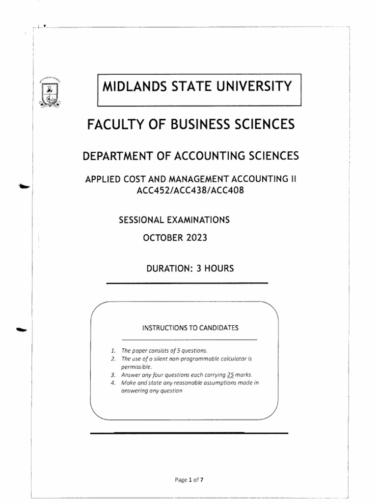 Acc452 Oct 2023 | PDF