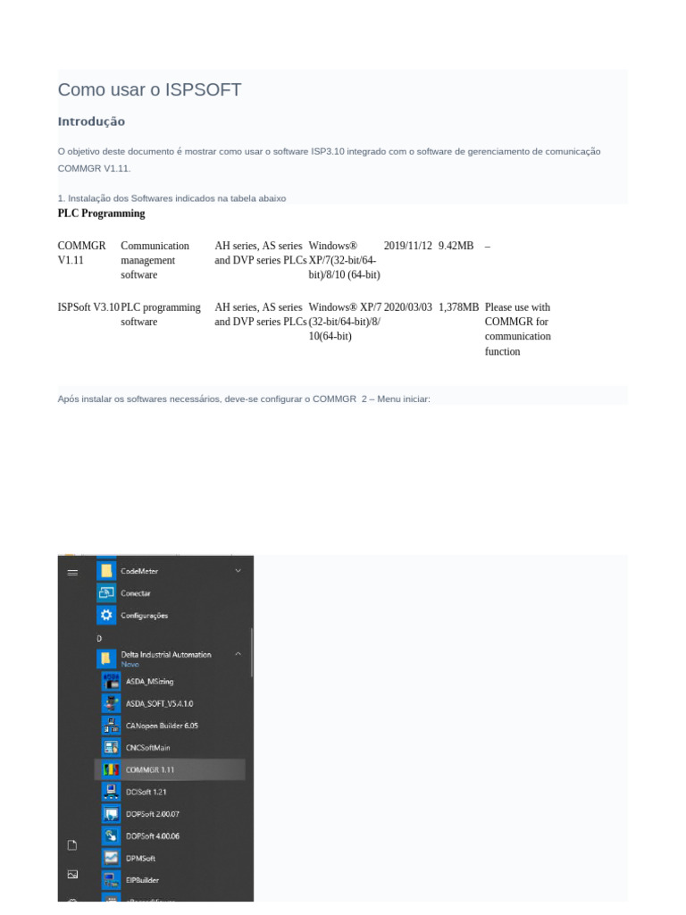 Guia Prático para Usar o ISPSoft | PDF | Controlador lógico programável ...