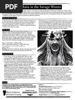 Shadowdark Monster Statistics | PDF | Fantasy Role Playing Games ...
