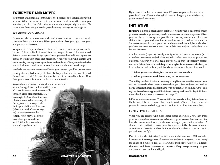 Combat Moves and Equipment Guide | PDF